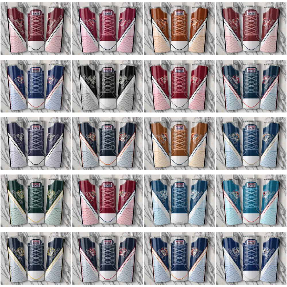30 Baseball Team Converse Tumbler Wraps JPG Bundle - Instant Download
