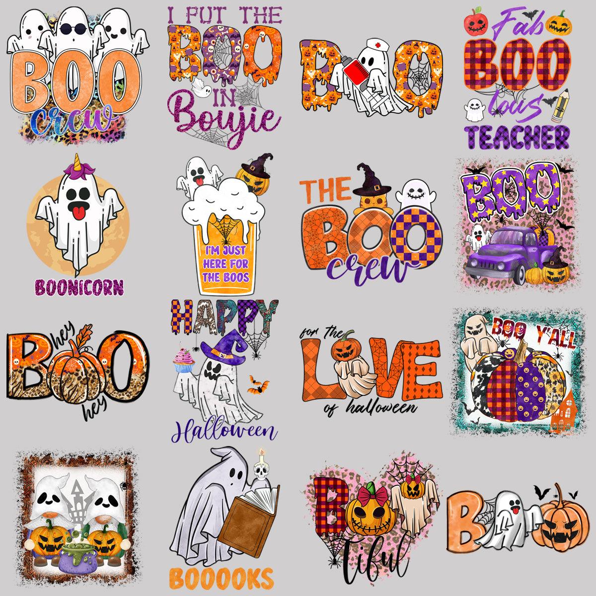 Spooky Halloween Ghost PNG Bundle: 19 Lovely Designs