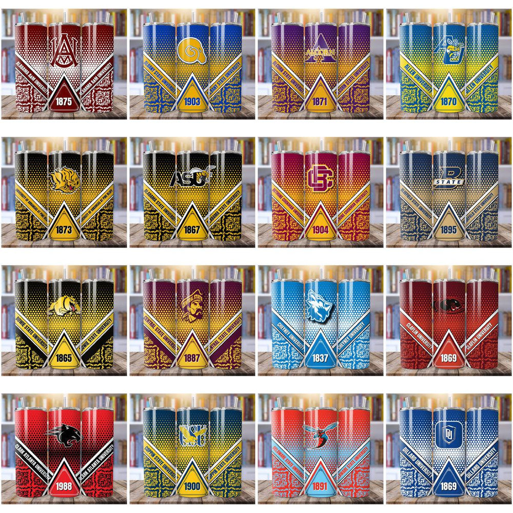 57+ HBCU 2024 College Tumbler Wrap Designs: JPG Bundle for Sublimation
