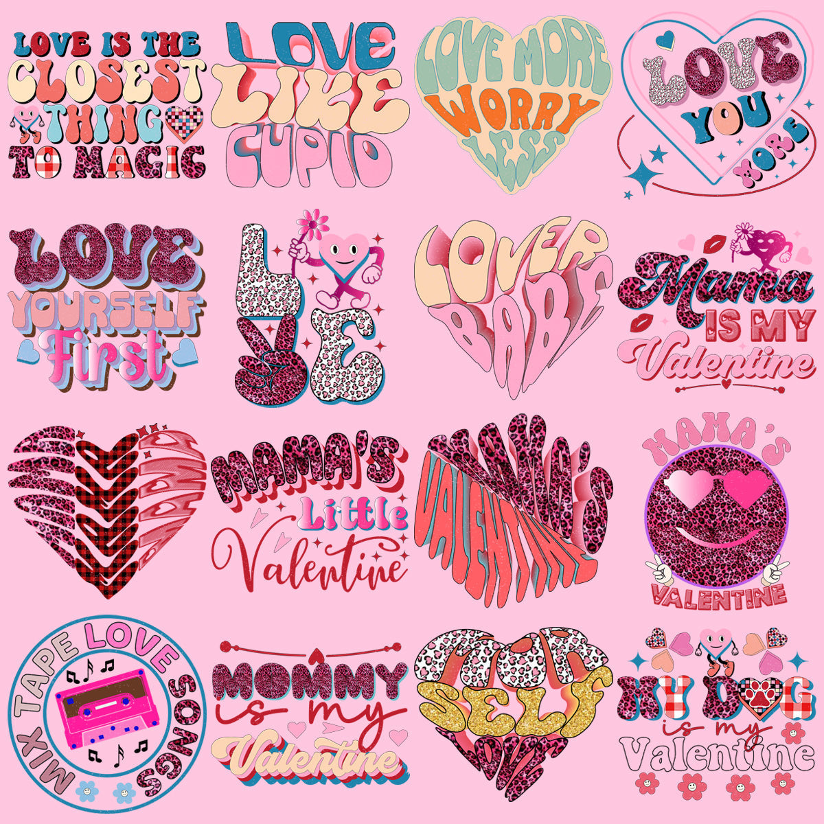 Valentine's Day PNG Bundle: 46 Big Designs for Your Projects