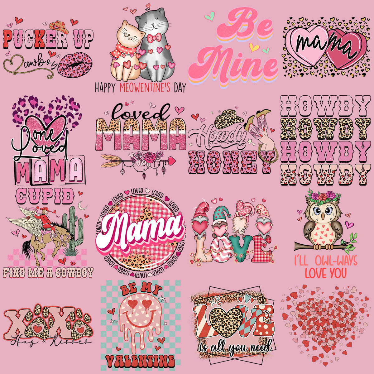 80+ Big Valentine's Day PNG Designs Bundle: Perfect for Crafts & Printing