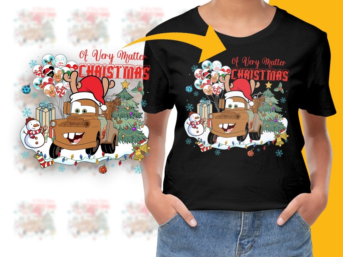 A Very Matter Christmas Featuring Mater PNG File - Teepew