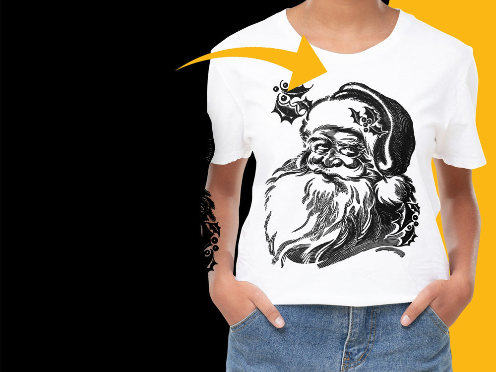 Vintage Santa Claus T-Shirt, Retro Christmas Graphic Tee, Festive Holiday Apparel, Unisex Cotton Shirt