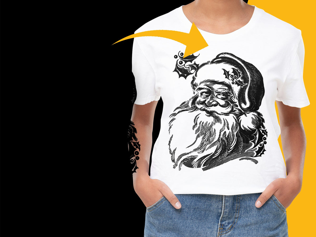 Vintage Santa Claus T-Shirt, Retro Christmas Graphic Tee, Festive Holiday Apparel, Unisex Cotton Shirt