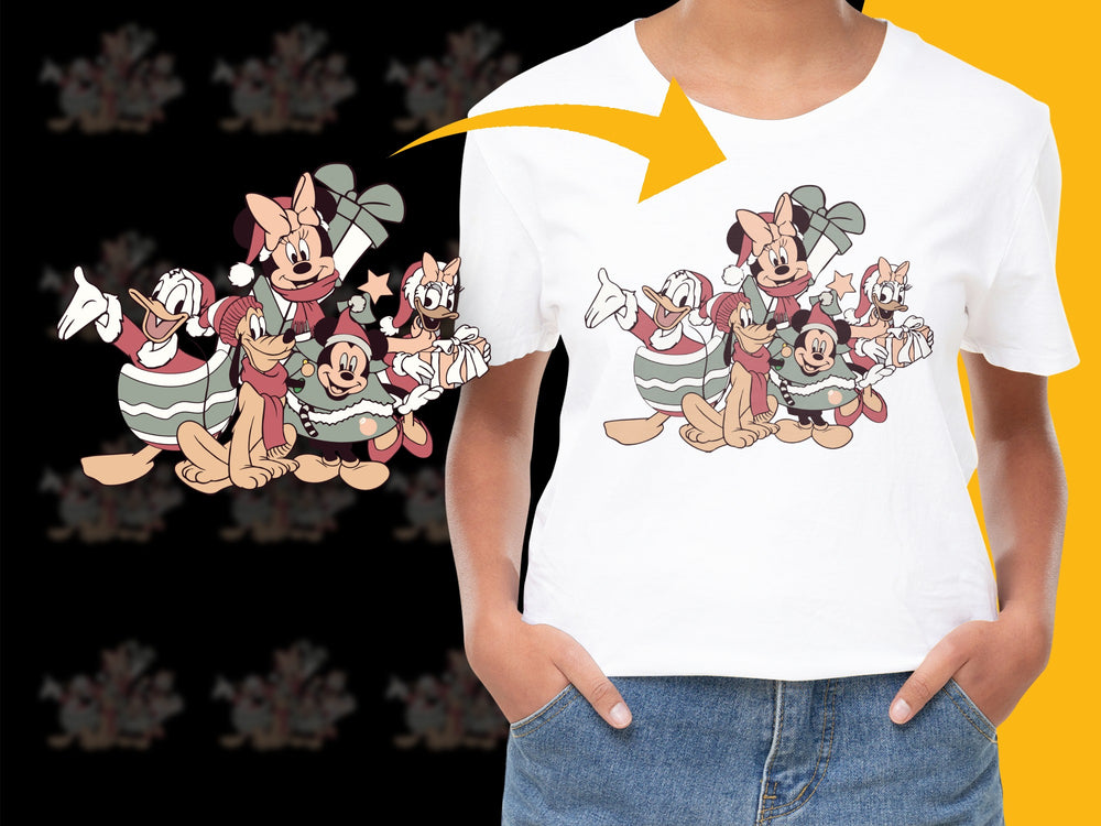 Vintage Cartoon Character T-Shirt, Classic Animation Graphic Tee, Retro Style Children's Apparel, Unisex Clothing