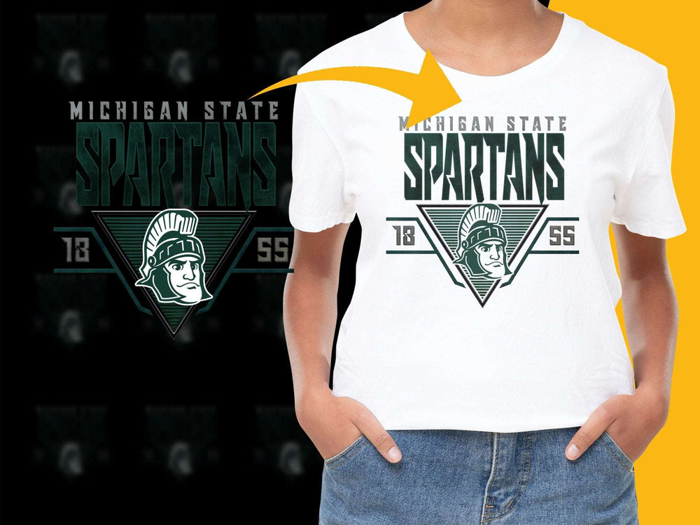 Michigan State Spartans T-Shirt, Vintage College Apparel, Sports Fan Gift, MSU Graphic Tee