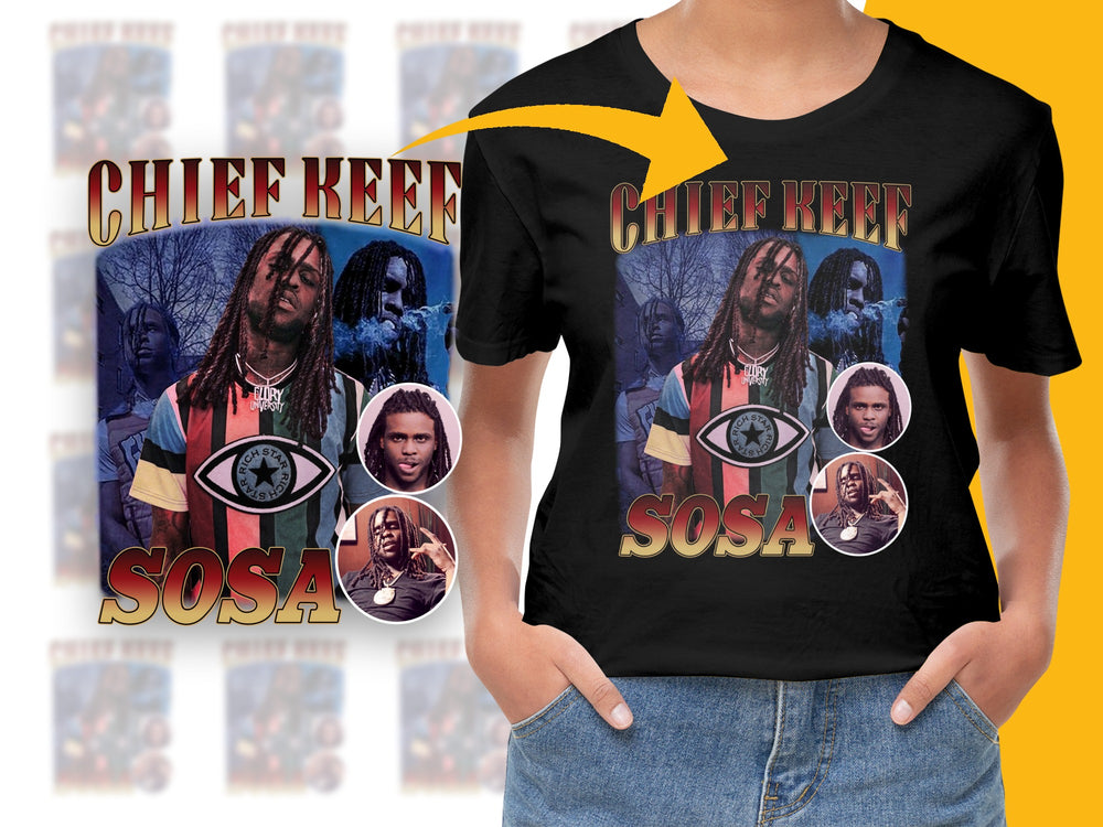 Chief Keef Graphic T-Shirt, Hip Hop Music Artist Tee, Unisex Fan Apparel, Concert Merchandise