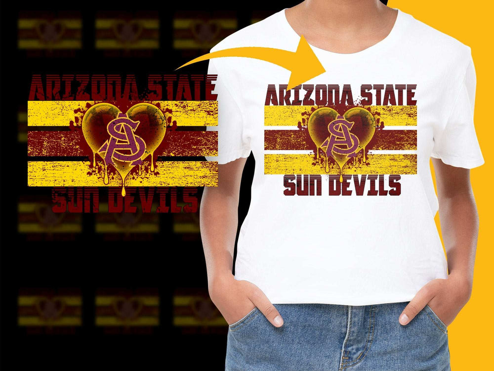 Arizona State Sun Devils T-Shirt, Vintage College Graphic Tee, ASU Sports Fan Apparel, Trendy University Shirt