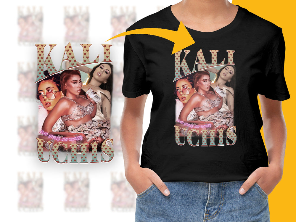 Kali Uchis Graphic T-Shirt, Vintage Inspired Pop Art Music Tee, Trendy Fashion Top, Gift for Fans