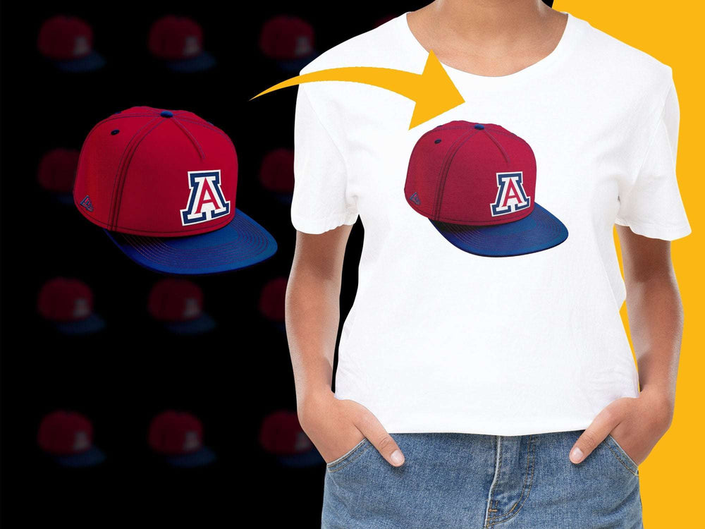 University Logo Baseball Cap and T-Shirt Set, College Apparel, Casual Sports Outfit, Unisex Clothing