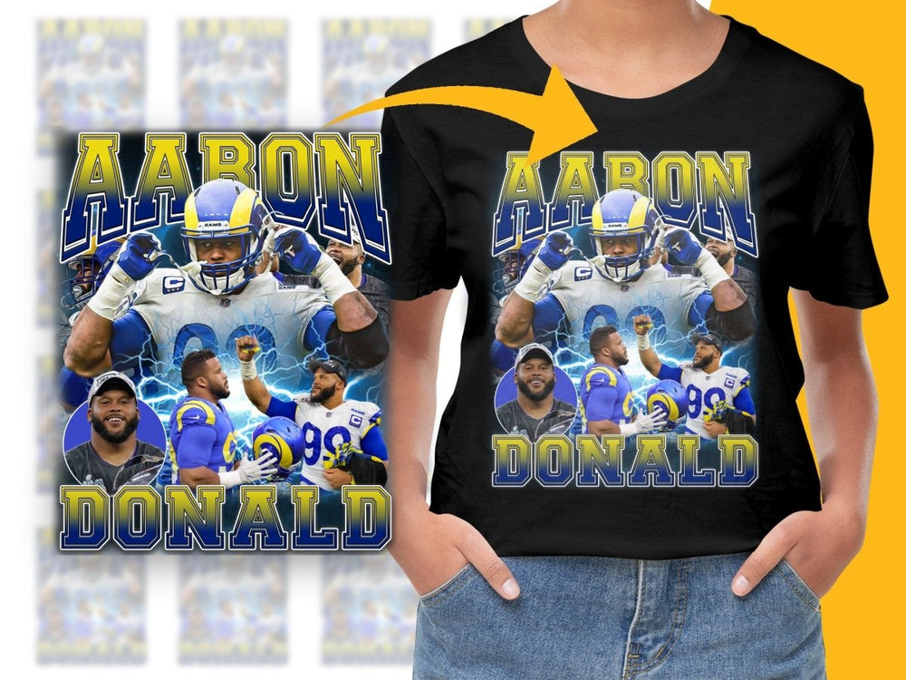 Aaron Donald Tee Football Fans PNG File - Teepew