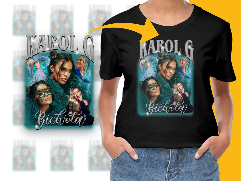 Karol G Bichota T-Shirt, Trendy Graphic Tee, Pop Music Fan Merchandise, Women's Fashion Top