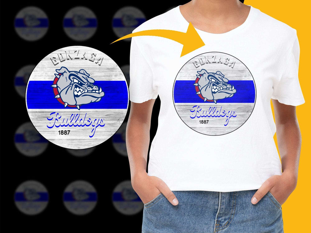 Gonzaga Bulldogs T-Shirt Vintage Sports Logo College Fan Gear 1887 Graphic Tee