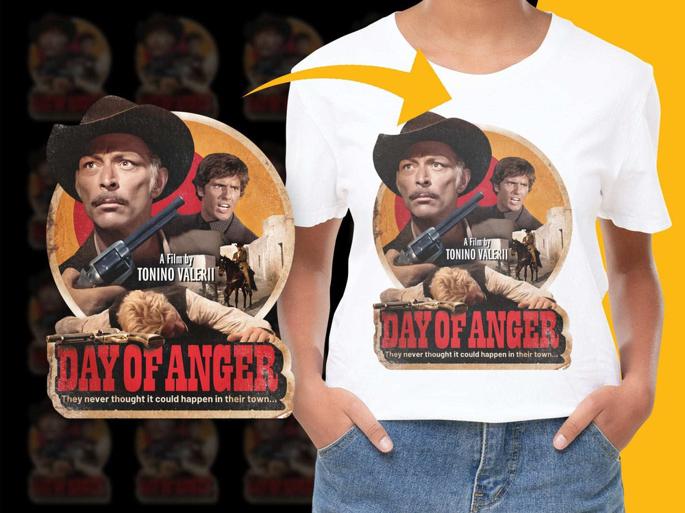 Day of Anger Movie T-Shirt, Vintage Western Film Graphic Tee, Classic Cinema Apparel