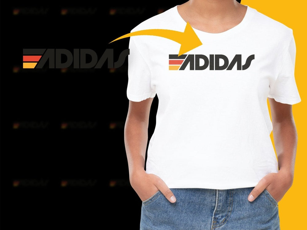 Adidas Classic Retro Logo Design PNG File - Teepew