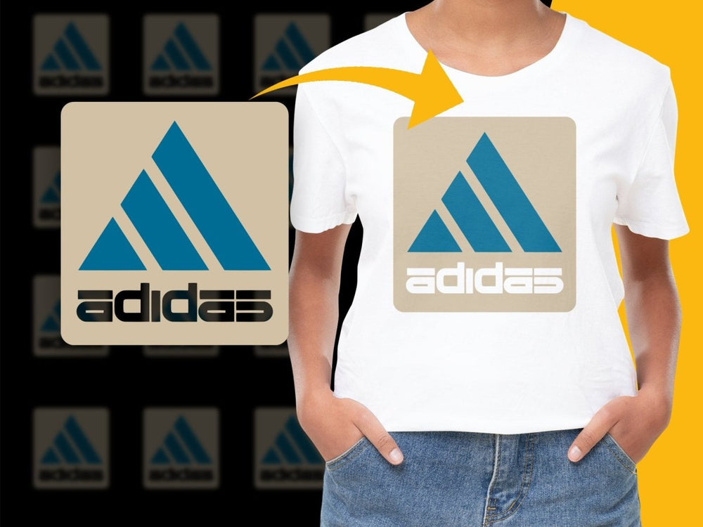 Adidas Retro Logo Design Classic Print PNG File - Teepew