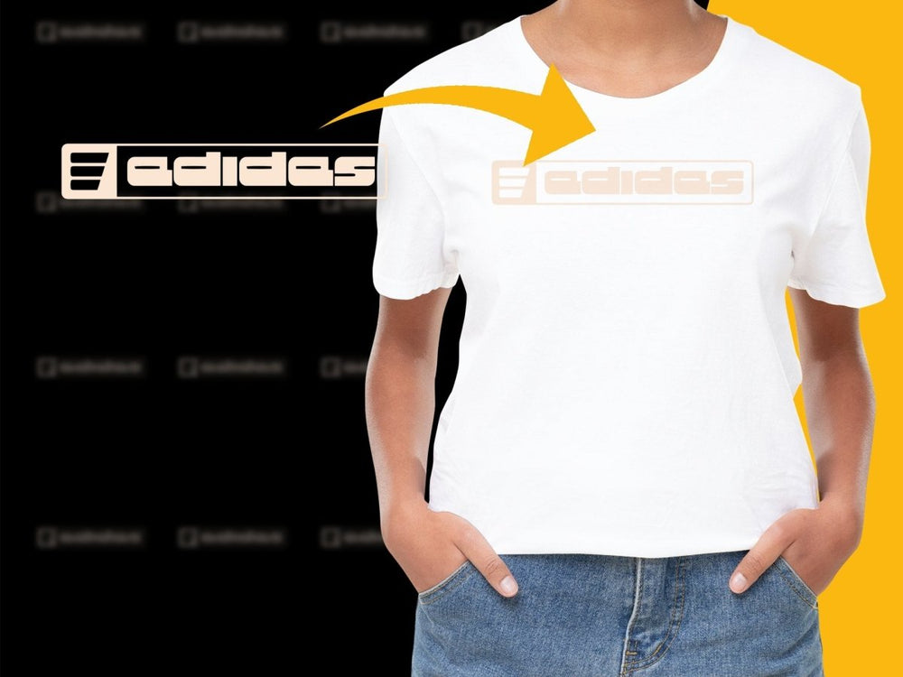Adidas Retro Logo Design Graphic Print PNG File - Teepew