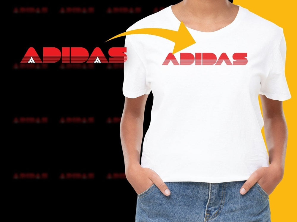 Adidas Retro Logo Design PNG File - Teepew