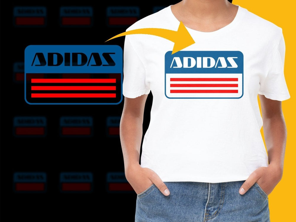 Adidas Retro Logo Design PNG File - Teepew