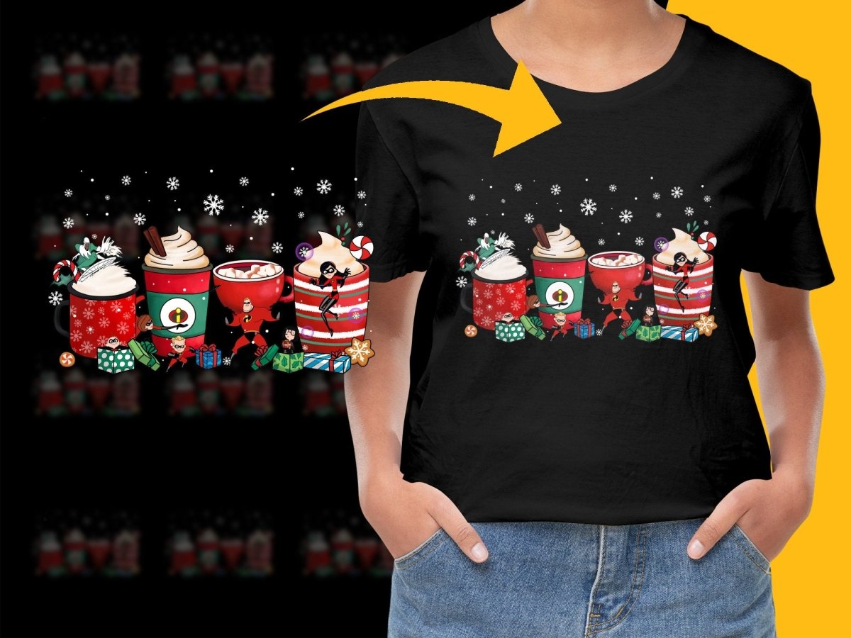 Adorable Christmas Character Family PNG File - Teepew