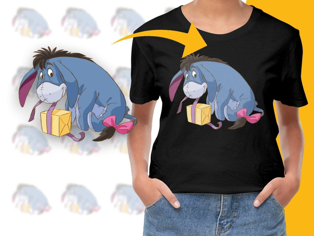 Adorable Eeyore Christmas Gift PNG File - Teepew