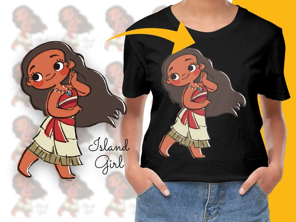 Adorable Island Girl Moana Design PNG File - Teepew