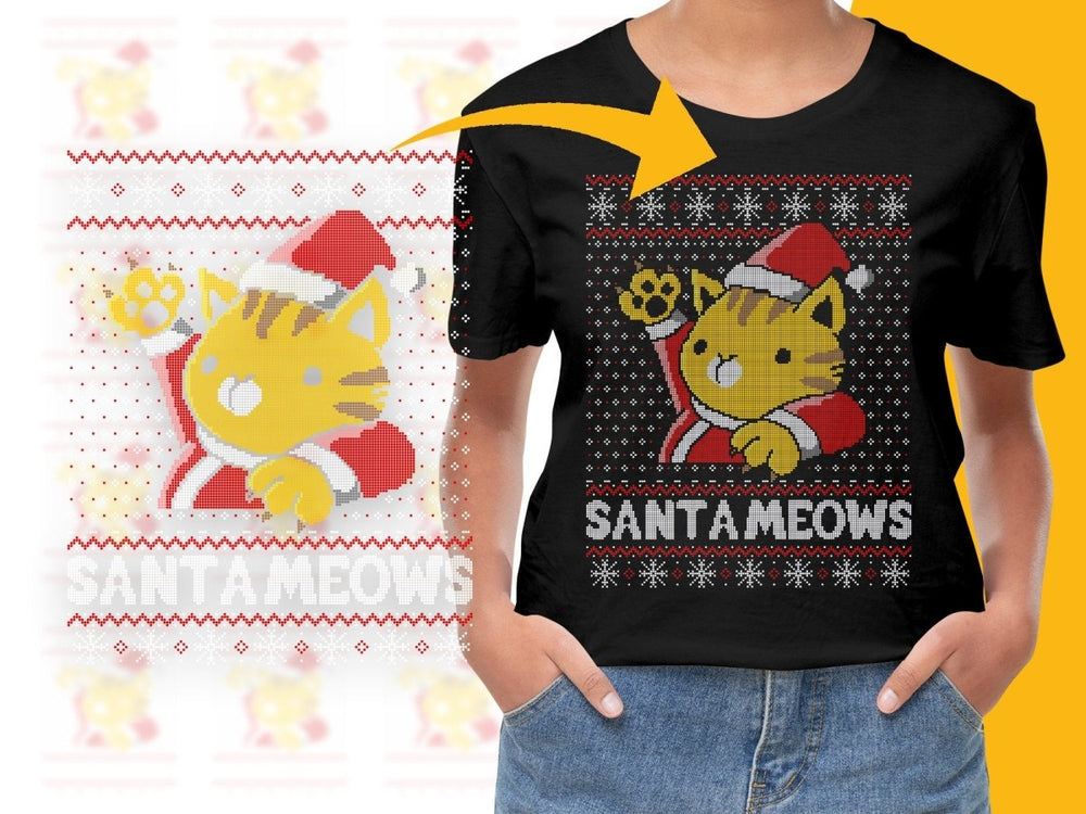 Adorable Pikachu Christmas Holiday Theme PNG File - Teepew