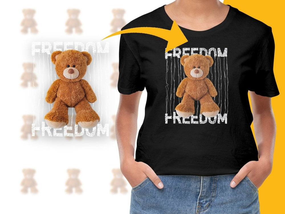 Adorable Plush Teddy Bear Graphic Printed PNG File - Teepew