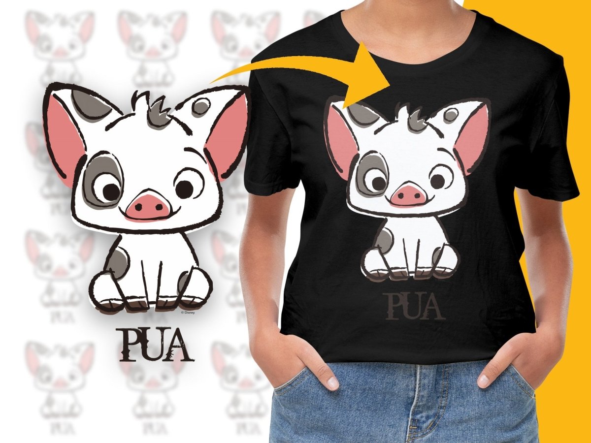 Adorable Pua Cartoon Character Graphic Kids PNG File - Teepew