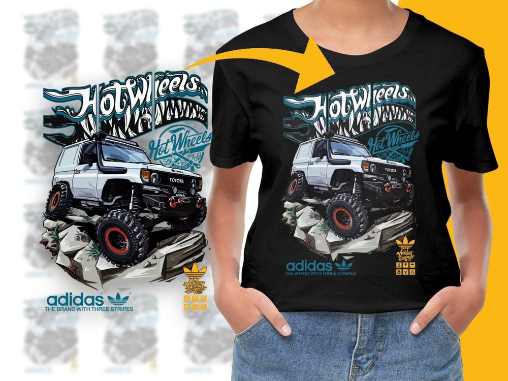 Adventure Off - Road Toyota Monster Truck Hot Wheels PNG File - Teepew
