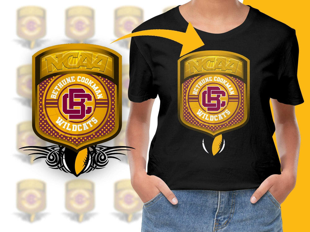 NCAA Bethune Cookman Wildcats Graphic T-Shirt, Unisex Sports Apparel, College Team Tee
