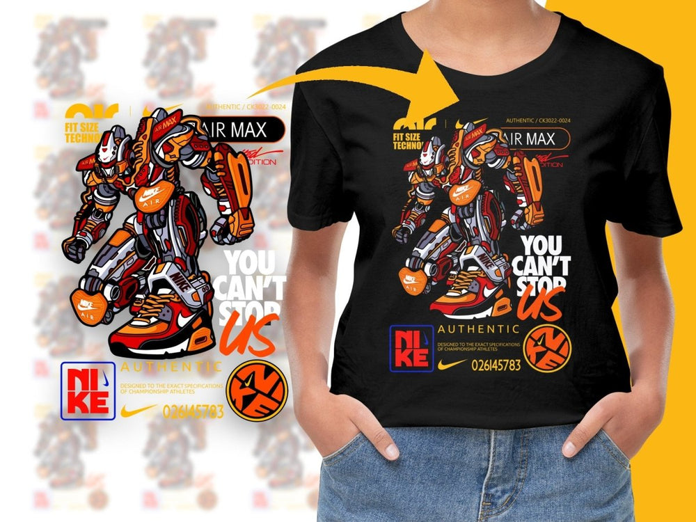 Air Max Robot Authentic Limited Edition PNG File - Teepew