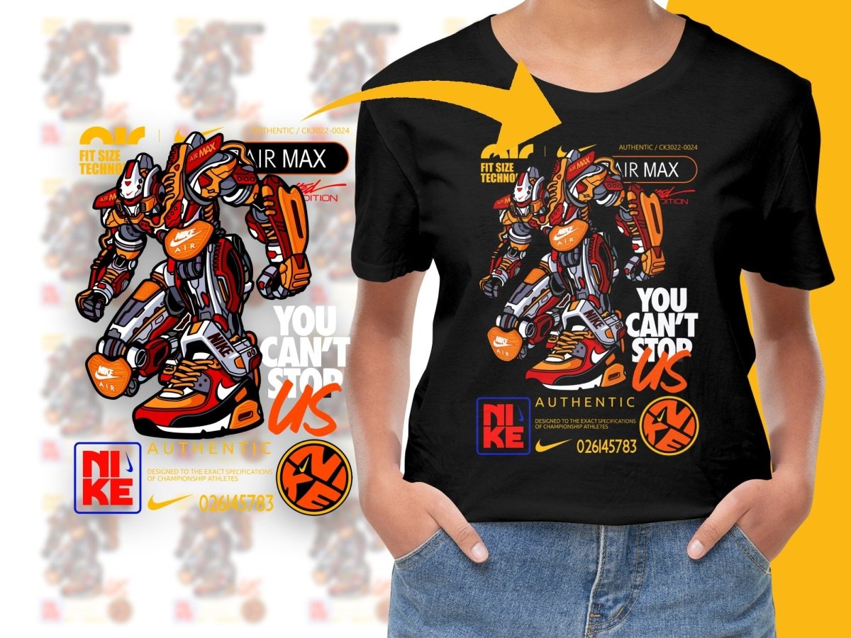 Air Max Robot Authentic Limited Edition PNG File - Teepew