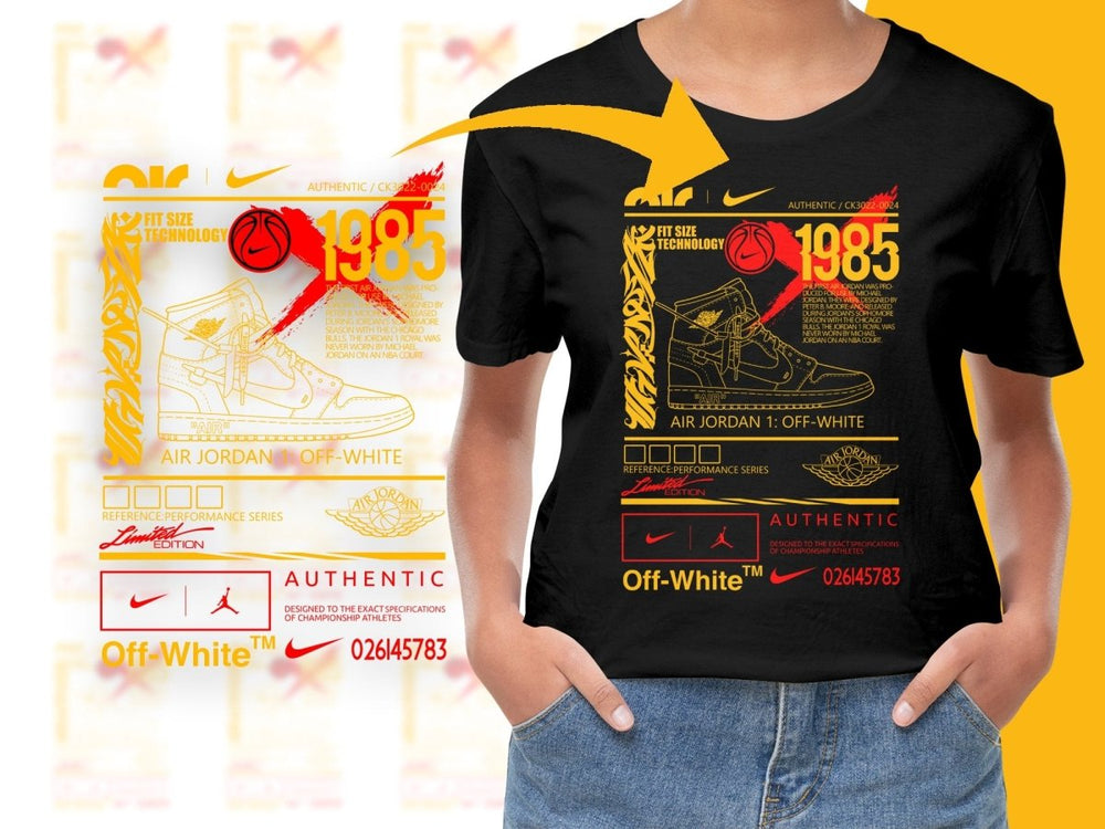 Air Sport Brand 1 1985 Authentic Off PNG File - Teepew