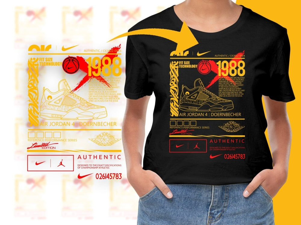 Air Sport Brand 4 Doernbecher Authentic PNG File - Teepew