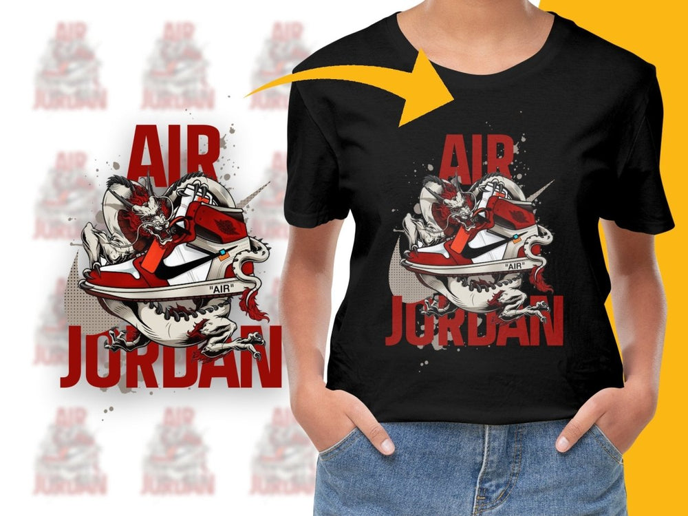 Air Sport Brand Dragon Art Unique Graphic PNG File - Teepew