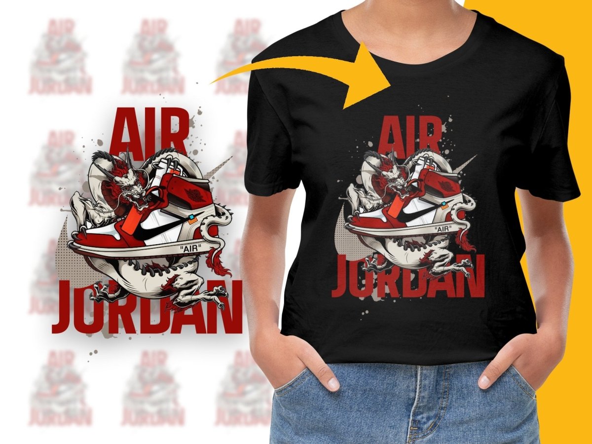 Air Sport Brand Dragon Art Unique Graphic PNG File - Teepew