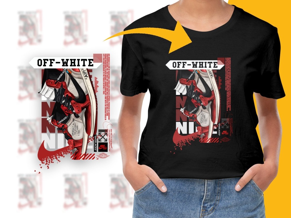 Air Sport Brand Off Sneakers Graphic Design PNG File - Teepew