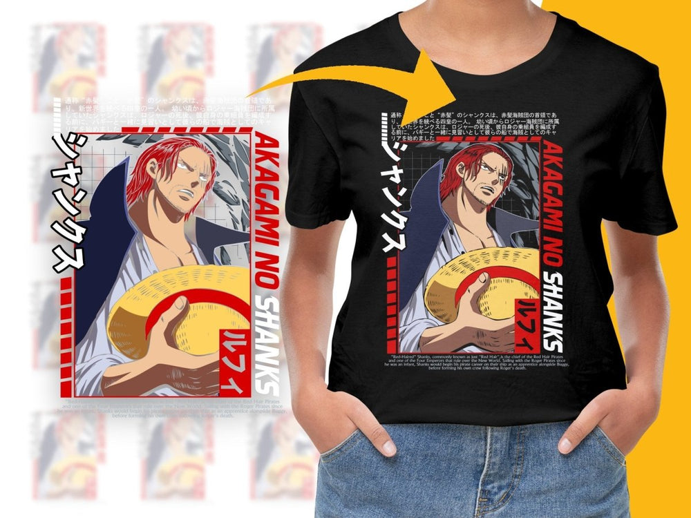 Akagami No Red Haired Shanks Anime Graphic PNG File - Teepew