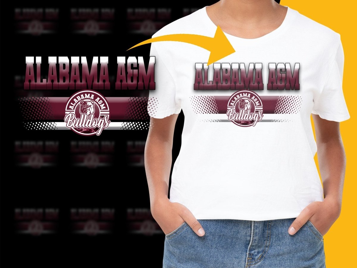 Alabama A&M University Bulldogs NCAA College PNG File - Teepew