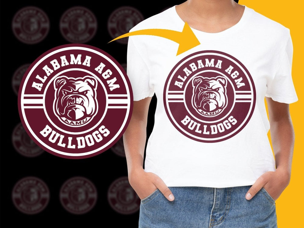 ALABAMA A&M UNIVERSITY BULLDOGS NCAA College PNG File - Teepew