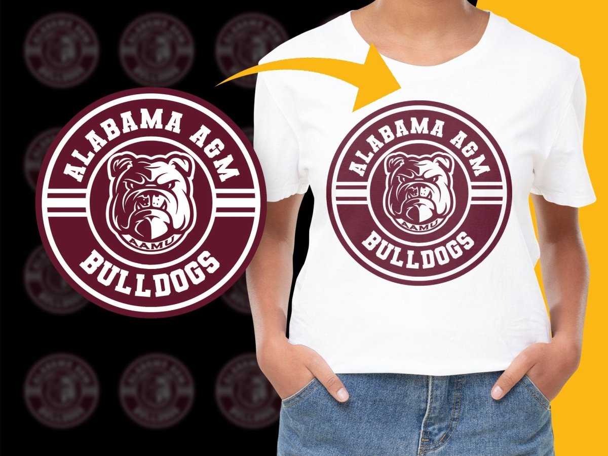 ALABAMA A&M UNIVERSITY BULLDOGS NCAA College PNG File - Teepew
