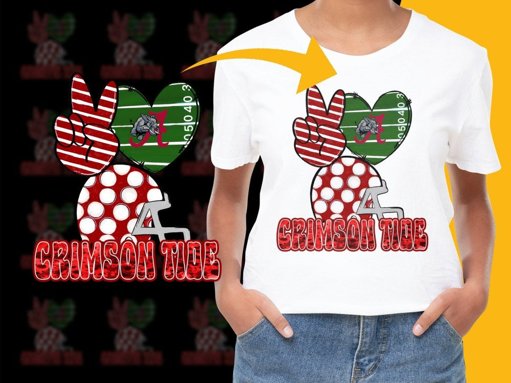 Alabama Crimson Tide NCAA College PNG File - Teepew