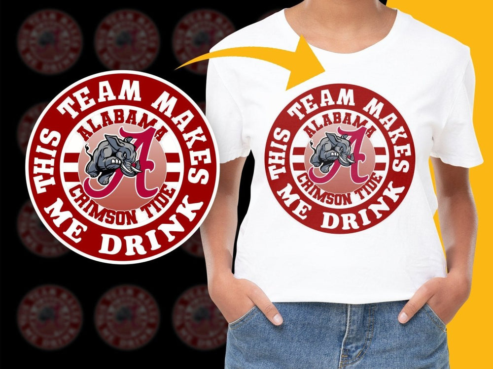 Alabama Crimson Tide NCAA College PNG File - Teepew