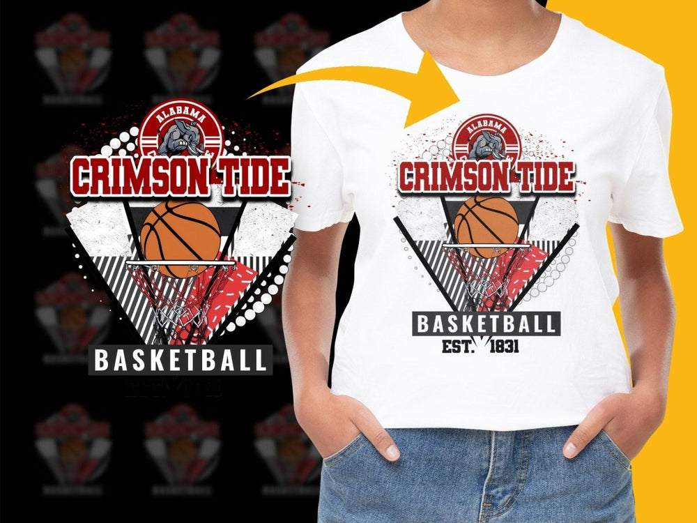 Alabama Crimson Tide NCAA College PNG File - Teepew