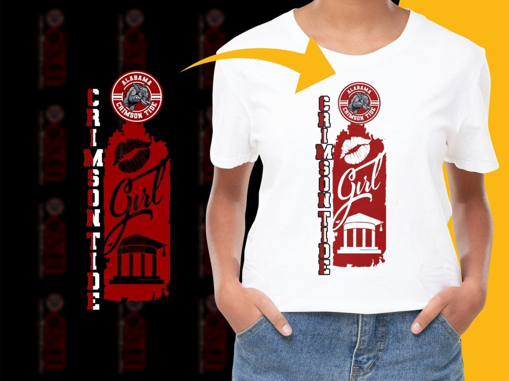 Alabama Crimson Tide NCAA College PNG File - Teepew