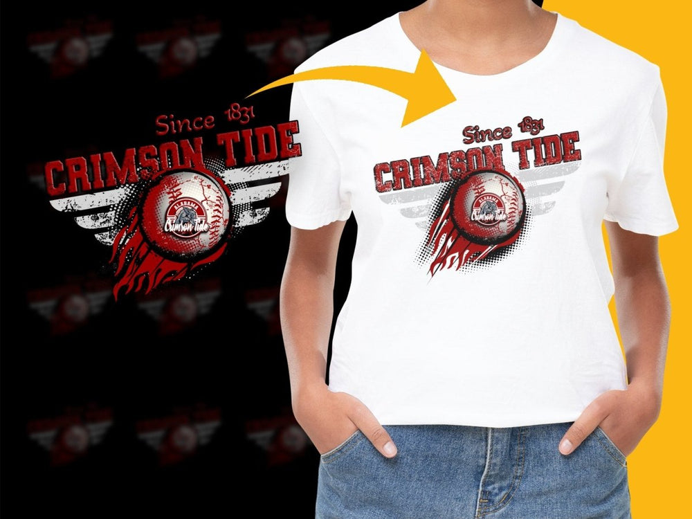 Alabama Crimson Tide NCAA College PNG File - Teepew