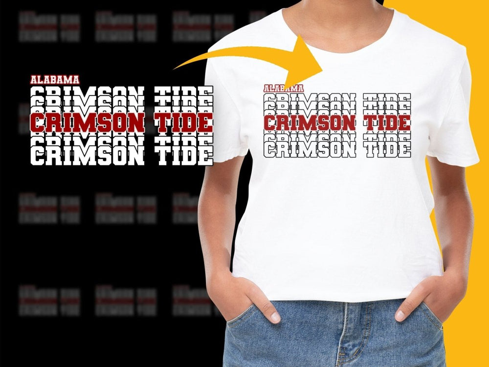 Alabama Crimson Tide NCAA College PNG File - Teepew