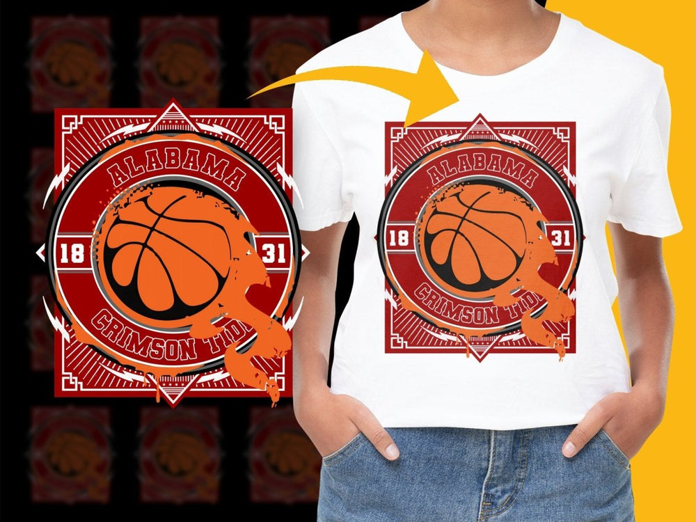 Alabama Crimson Tide NCAA College PNG File - Teepew