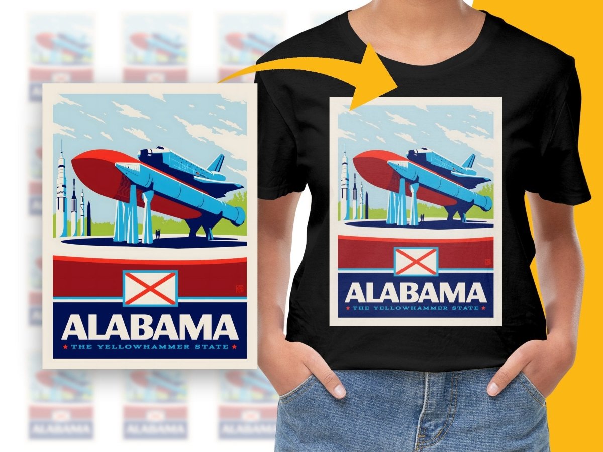 Alabama The Yellowhammer State Graphic Png Digital Download - Teepew